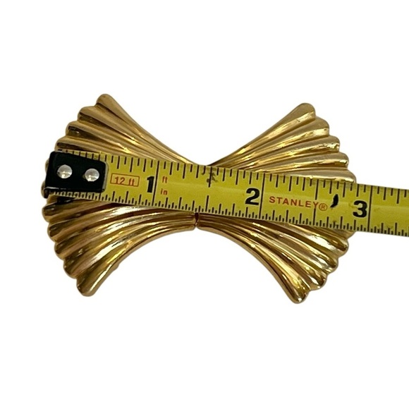 Vintage Mimi Din 1982 Goldtone Belt Buckle Art Deco Seashell main image 4